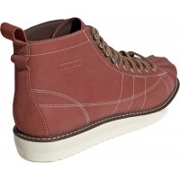 Зимние кроссовки Adidas Superstar высокие коричневые